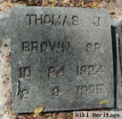 Thomas J Brown, Sr