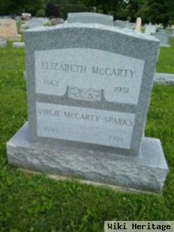 Virginia M "virgie" Mccarty Sparks