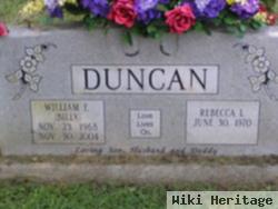 William E "(Billy)" Duncan