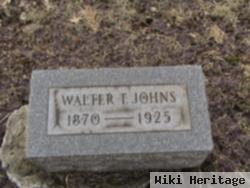 Walter T Johns