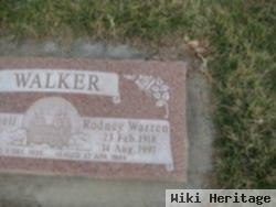 Rodney Warren Walker