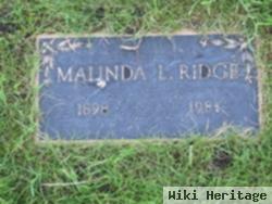 Malinda L Ridge