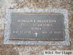 Sgt Donald E. Helgeson