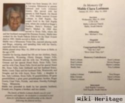 Mable Clara Goertz Lottman