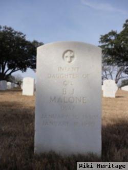 Infant Daughter Malone