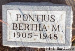 Bertha M. Pontius