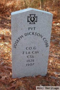 Pvt Joseph Dickson Cobb