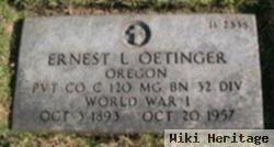 Ernest Louis Oetinger, Jr