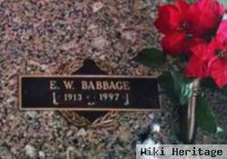 Edward W "e.w." Babbage