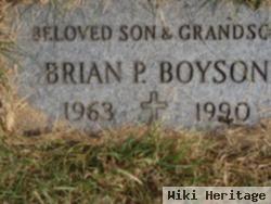 Brian P Boyson