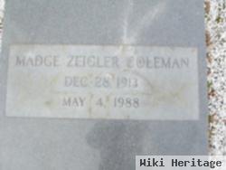 Madge Zeigler Coleman