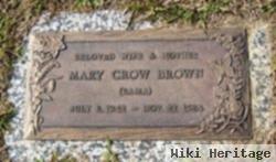 Mary "bama" Crow Brown