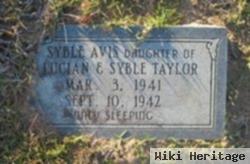 Syble Avis Taylor