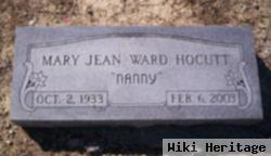 Mary Jean "nanny" Ward Hocutt