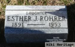 Esther J Rohrer