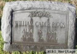 William Cader Riggs