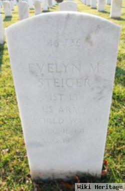 Evelyn M Steiger