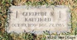 Gertrude V Kaufhold