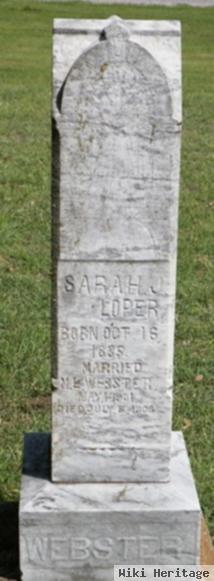 Sarah J Smith Webster