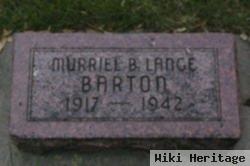 Murriel B. Lange Barton