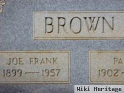 Joe Frank Brown