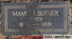 Mamie Amanda "alta" Linton Burger