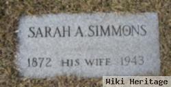 Sarah Amelia "sally" Simmons Vanhorn