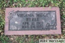 Virginia "midge" Baker Bybee