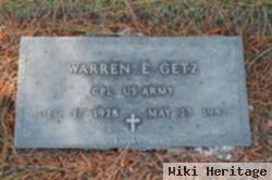 Warren Edgar Getz