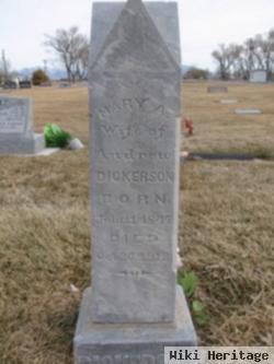 Mary A Stubbart Dickerson