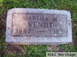 Martha M Wendt