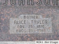 Martha Alice Taylor Johnson