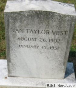 Nan Taylor Vest