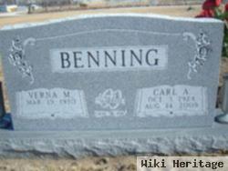 Carl A Benning