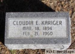 Cloudia E. Kariger