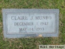 Claire J Munro