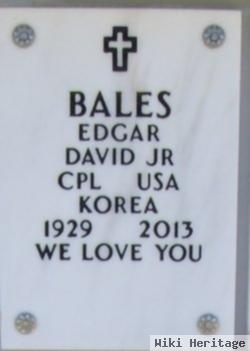 Cpl Edgar David Bales, Jr