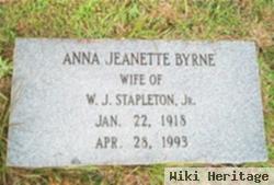 Anna Jeanette Byrne Stapleton