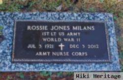 Rossie Lou Jones Milans