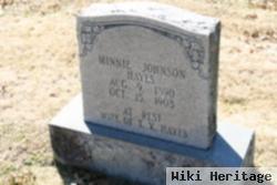 Minnie Johnson Hayes