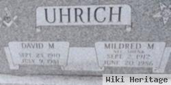 Mildred M Shenk Ulrich