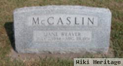 Jane "janie" Weaver Mccaslin