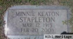 Minnie Lucille Keaton Stapleton