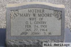 Mary W. Moore Gentry