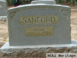 Mary Anne "annie" Barron Sanford