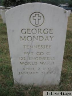 Pvt George Monday