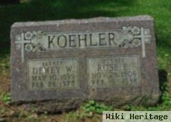 Dewey W Koehler