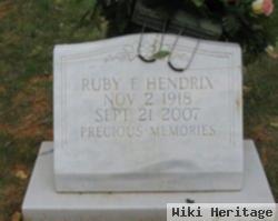Ruby F Hendrix