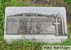 Lola Anna Wilson Richardson