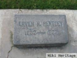 Erven Wesley Hensley